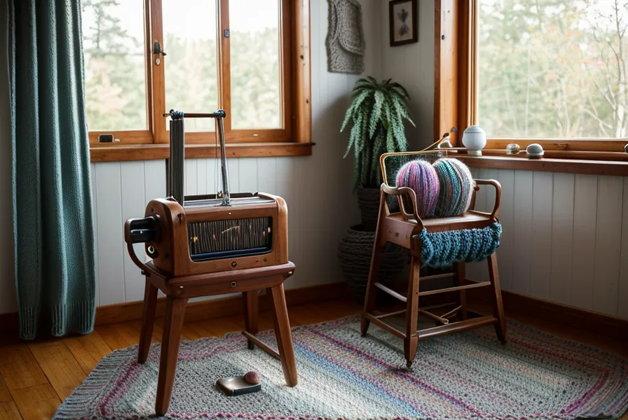 Brother Strickmaschine Schlitten mit Einstellungen für Anfängerinnen im Maschinenstricken