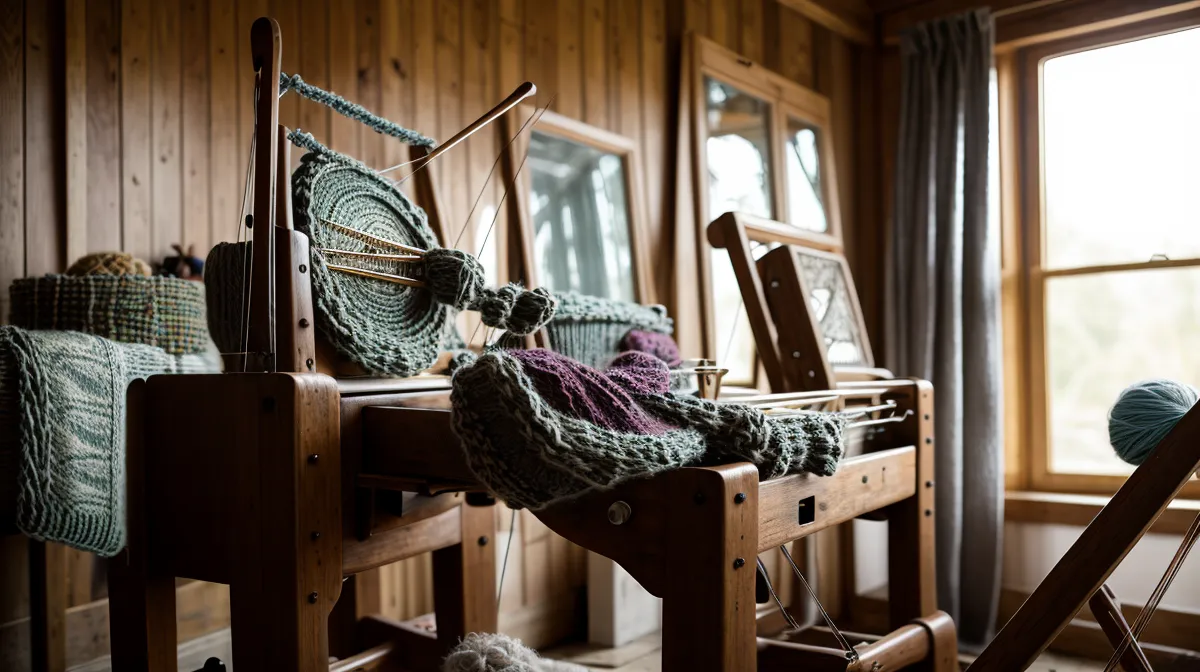 Gebrauchte Wolle aufribbeln und für die Strickmaschine wieder nutzbar machen