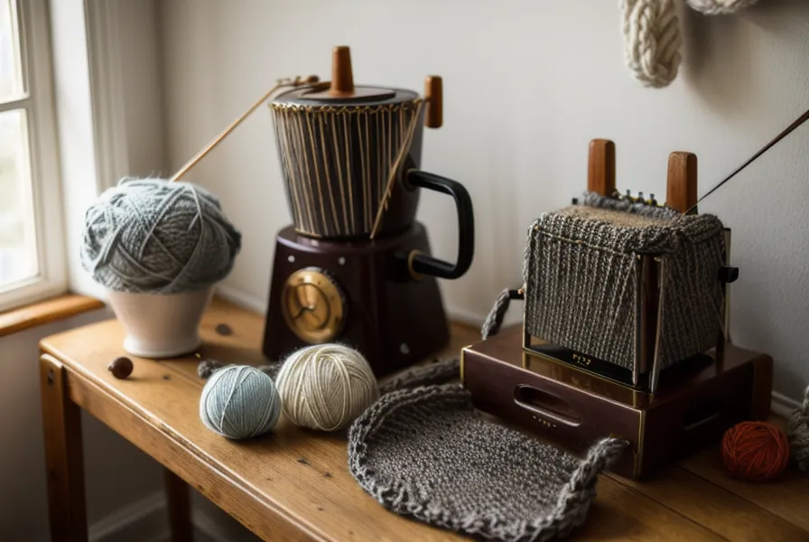 Statische Aufladung beim Maschinenstricken verhindern – Fadenlauf an der Brother-Strickmaschine verbessern