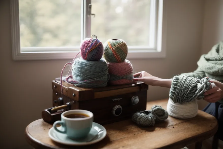 Umgang mit Knoten im Garn an der Strickmaschine: Fabrikknoten bei der Brother KH erkennen und lösen