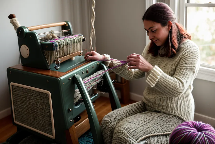 Warum sich der Kauf der gläsernen Strickmaschine für Anfänger lohnt – Brother-KH beim Maschinenstricken lernen in Augsburg